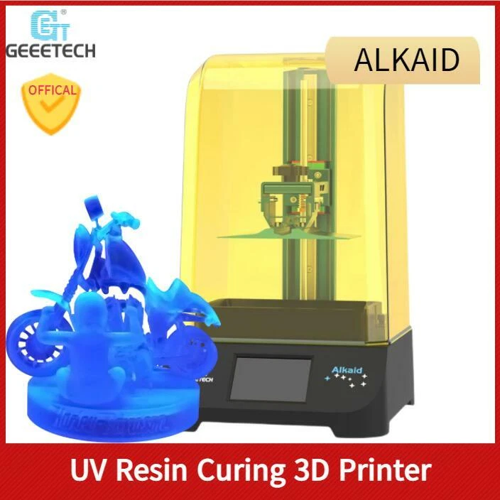 Geeetech Resin 3D Printer ALKAID LCD UV Light Curing 6.08 inch 82x130x190mm - Image 3 of 4