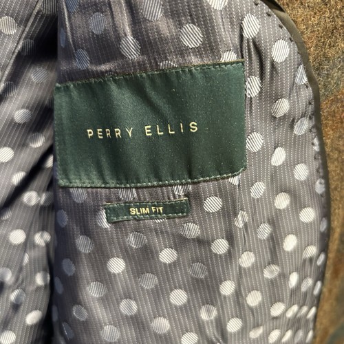 Perry Ellis Men's Sport Jacket Suit Separate 46 Reg Slim Fit Notch Collar Blazer - Picture 9 of 15