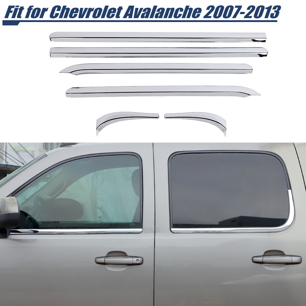 Silverado Window Trim 2007-2013 Chevy Silverado/Sierra Extended Cab ...