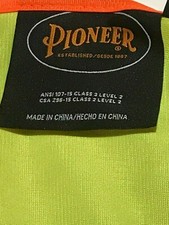 Zip-Up Safety Vest ANSI/ISEA 107-15 Class 2 Type P R, SELLSTROM, LIME GREEN,2X