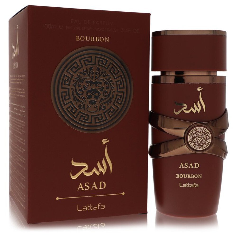 Lattafa Asad Bourbon By Lattafa Eau De Parfum Spray 3.4 Oz (Men)