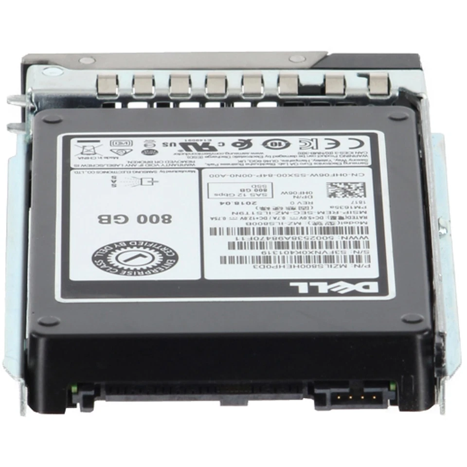 0HF06W HF06W Dell 800GB 12Gbps SAS MU TLC 2.5'' SSD 14/15/16G KIT - Image 3 of 3