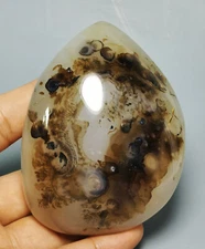 Natural Polished Amazing Dendritic Moss Agate Crystal Freeform Reiki Healing