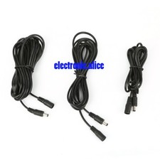 12V CCTV DC Power Cable Extension Cord Adapter Male/female 5.5mm x 2.1mm 1M 10M