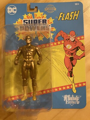 McFarlane DC Super Powers THE FLASH (Gold Ed) 40th Anniversary Action Figure