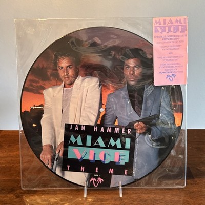 Jan Hammer Miami Vice Theme Picture Disc 1985 Sealed NOS