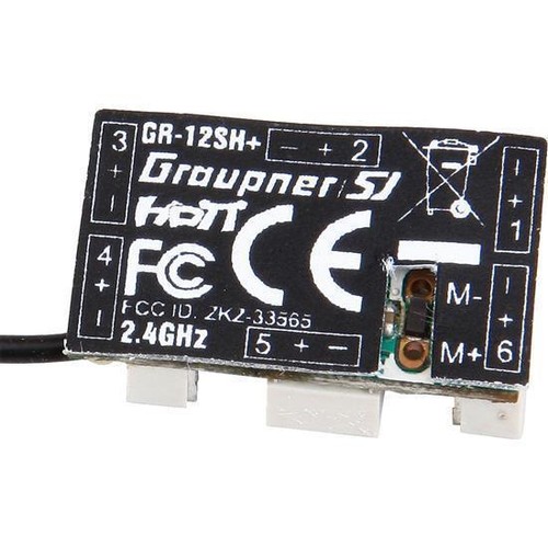 Graupner GR-12SH+ 2,4GHZ HOTT 6K EMPFÄNGER / 33565 - Bild 1 von 2