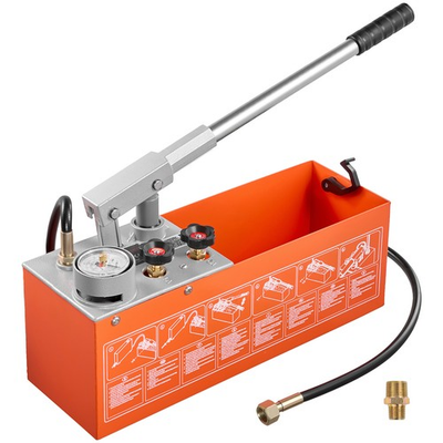 #ad VEVOR Hydrostatic Test Pump Hydraulic Manual Water Pressure Tester Kit 3 Gallon $69.99