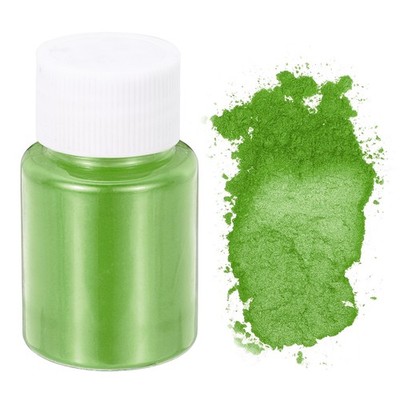 Für Mica 10g/0,35oz Kosmetikpulver, 600 Mesh Grünes Glimmerpulver