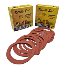 Canning Jar Reliable Seal Bundle Includes 24 Wide Mouth Viceroy Jar Rubbers