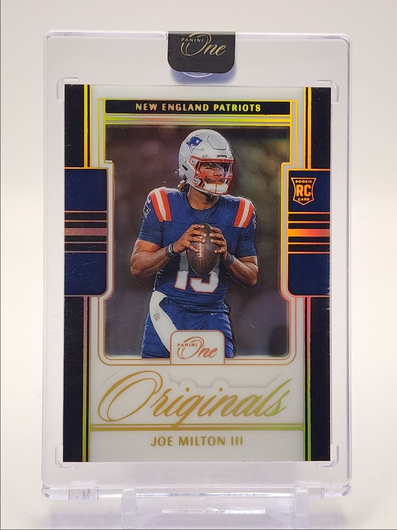 JOE MILTON III 2024 PANINI ONE ORIGINALS ROOKIE GOLD RC 01/10 Q5917