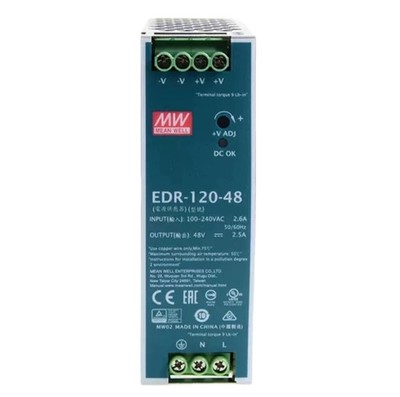 1piece EDR-120-48  48V 2.5A MW Switching power supply