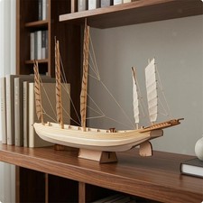 Holzschiff-Modellbausatz DIY Schiffsmodellbausatz lasergeschnitten f&uuml;r Bastler