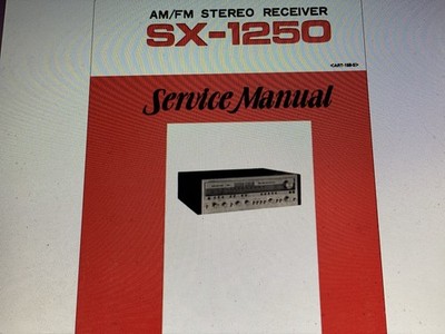 Pioneer Sx-1250 Service Manual Digital