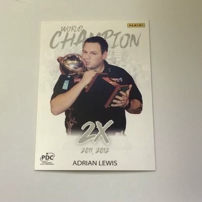 2024 Panini PDC Darts World Championship 2025 Adrian Lewis Champion #CHAMP-05!