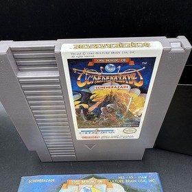 The Magic of Scheherazade (NES, 1989) &ndash; Authentic, Cart w/ Manual Tested! NICE