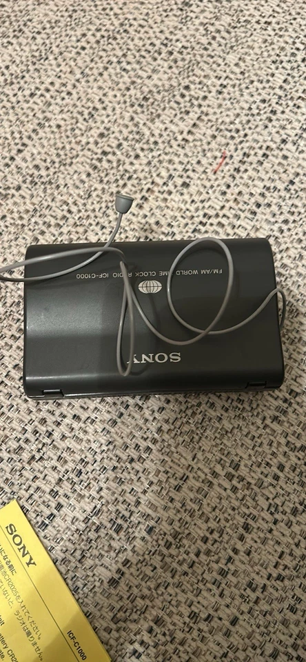 Vintage Sony ICF-C1000 Fm/Am World Time  Clock Radio - Image 4 of 4