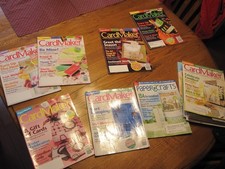 Cardmaking  Papercrafts Magazine Plus one stamping book Lot of 13 FREE SHIPPING