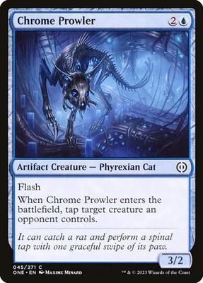 CHROME PROWLER X 4 N/M- PHYREXIA: ALL WILL BE ONE MAGIC THE GATHERING