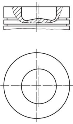 Mahle Kolben 007 PI 00110 000-image