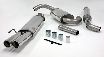 Poweranlage 63,5mm Edelstahl VW Golf III Limo Typ 1HXO Baujahr 09/91-09/97