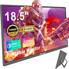 Portable Monitor 18.5" 1920 1080 120Hz Gaming Monitor Freesync Screen HDR FHD