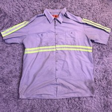 Red Kap SP24 Reflective Striped Work Shirt