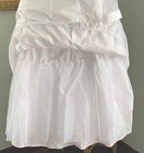 Tip Top Kids White Sleeveless Tiered Sequin Satin Tulle Dress Flower Girl Sz 6X — photo 6