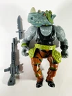 Vintage 1988 TMNT Rocksteady Soft Head Near Complete ~ Teenage Mutant Ninja