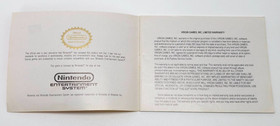 Robin Hood Prince of Thieves Nintendo NES Instruction Booklet Manual USA