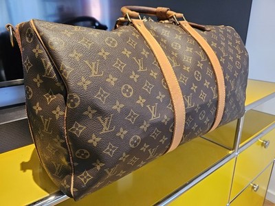 Louis Vuitton Keepall 50 Bandoulière   Vintage   teilrestauriert