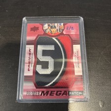 2021-22 premier mega patch commemorative logo /2 alex debrincat