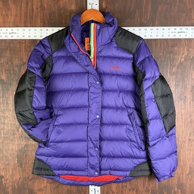 Ferrino Premium Goose Down Puffer Jacket Coat Purple Women s Medium 95 Italian