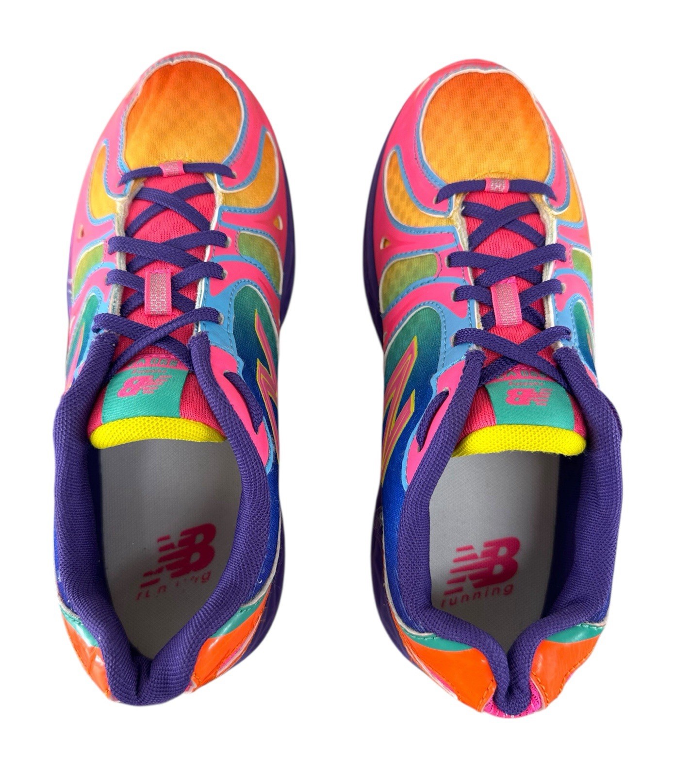 New Balance Elizabeth Big Kids Multicolor Lace Up Shoes KJ890GRG Sz 5 image 2