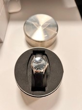 Orologio da polso donna Emporio Armani ARS7502 Swiss Made nero cinturino in pelle vetro zaffiro