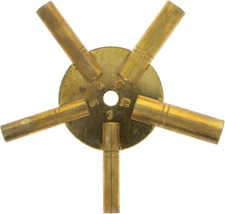 Universal Solid Brass Clock Winding Key Antique Grandfather Clock (Odd)