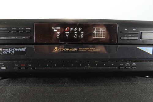 Vintage Sony Model CDP-CE505 5 Disc Carousel CD Changer NO REMOTE Tested Works - Picture 5 of 15