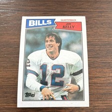 Topps 1987 Jim Kelly Rookie #362 Buffalo Bills NFL Football Card