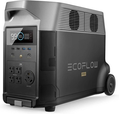 EcoFlow DELTA Pro - 1600W-US/BLACK/3600Wh/3600W(7200W)120V(50Hz/60Hz)