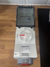 Mennekes 7247uk IP67 Industrial Socket Interlocking With RCD 16A 4P 400V