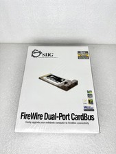 New - SIIG Firewire Dual-Port CardBus for Windows, Gray, 02-0322A