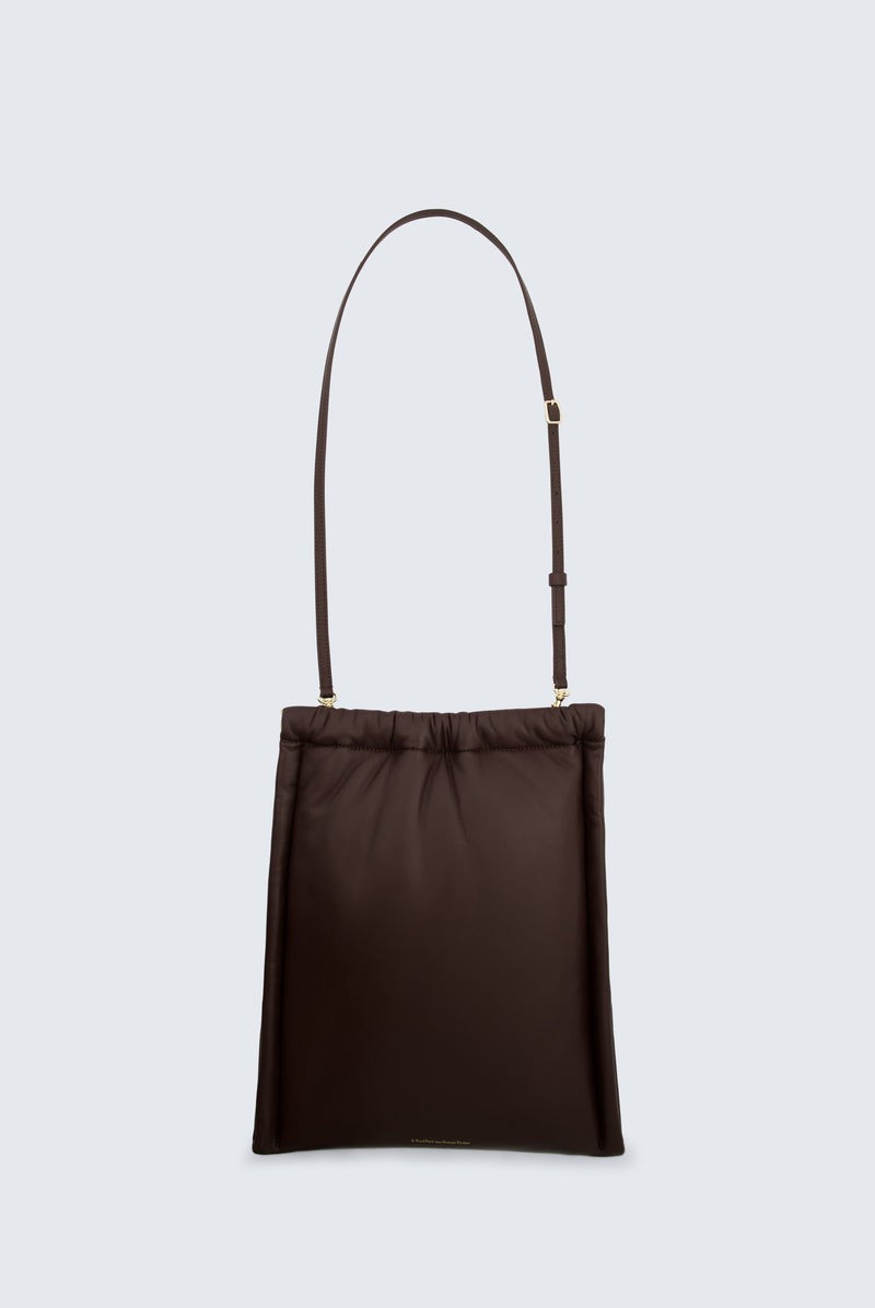 Carven Paris Louise Small Louise Bag Cacao Brown Leather Louise