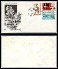 US FDC # 1307 5c Humane Treatment  ArtCraft COMBO  1966, 9p9293