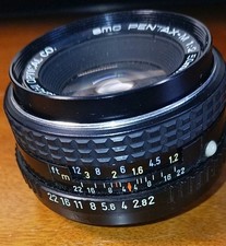Pentax SMC Pentax-M 50mm f/2 K Mount Manual Focus Prime Lens Japan