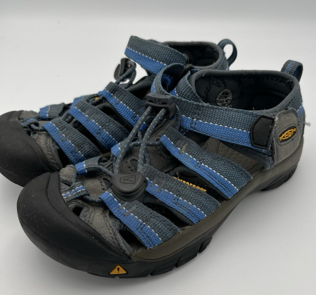 Scarpe sandali trekking impermeabili Keen Newport H2 donna taglia 1 acciaio grigio blu