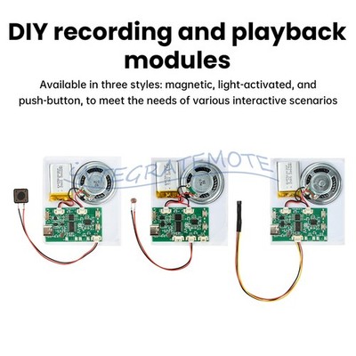DIY Recording Playback Module Greeting card Movement Module 8MB Capacity Type-C