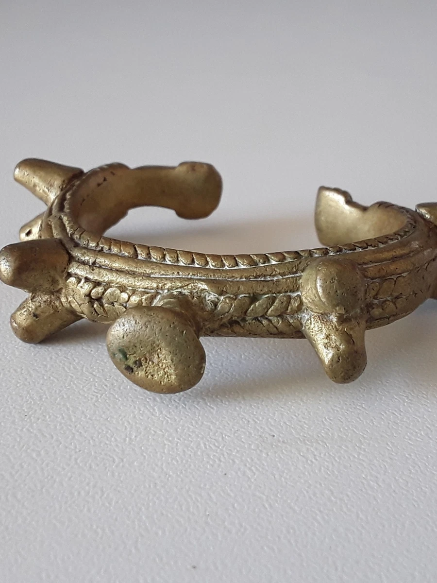 Bracelet Bronze Peul - Esclave - 386 Grammes - Bijou Ancien Niger Mali Afrique