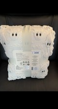 NWT Costco Halloween Faux Fur Throw Blanket- White Ghost