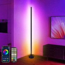 Floor RGB LED Lamp Corner Light Standing Mood Remote Colour Changing Minimalist