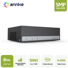 ANNKE 5MP Lite 8CH ESSD DVR CCTV Security Video Recorder AI Human Detection 2TB